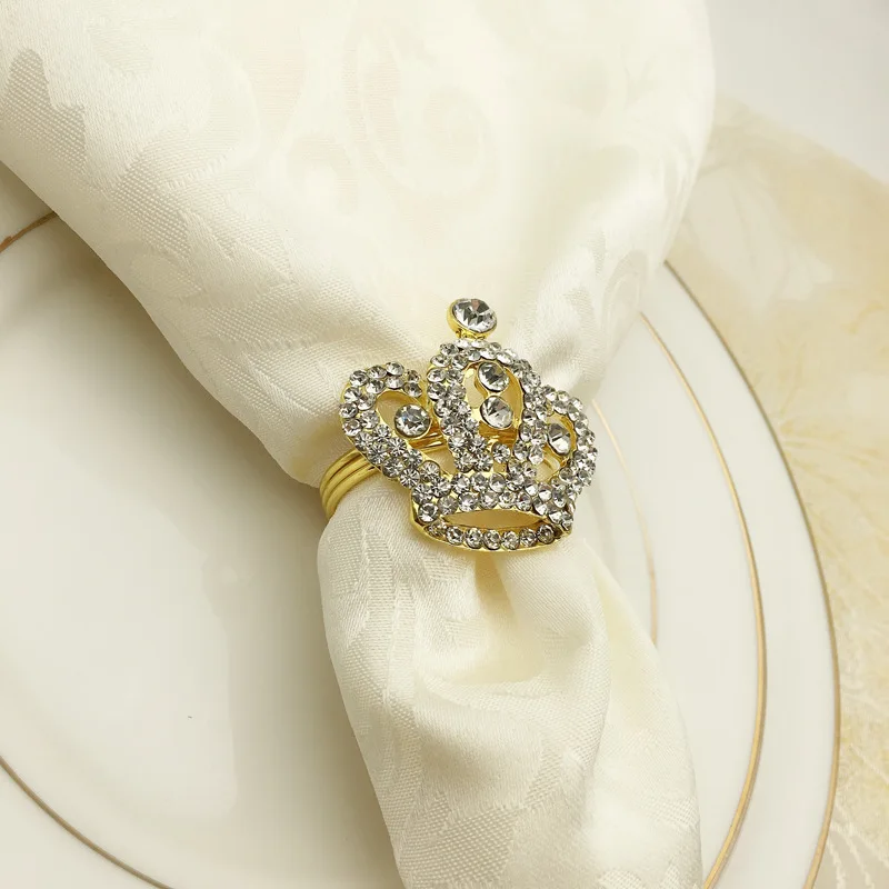 10 шт. салфетки в виде королевской короны|Кольца для салфеток| |