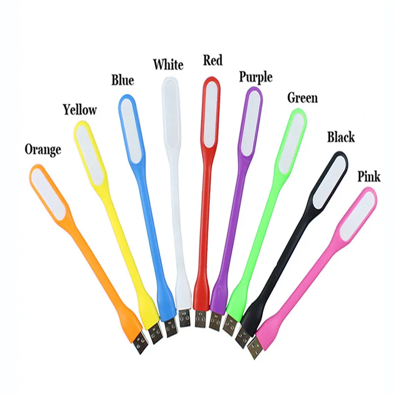 Ночник гибкая USB СВЕТОДИОДНАЯ Лампа 180 градусов регулируемая портативная для