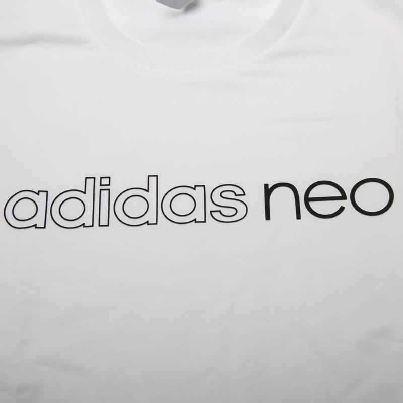 Новое поступление оригинальных женских футболок с коротким рукавом Adidas NEO W SWEAT HD