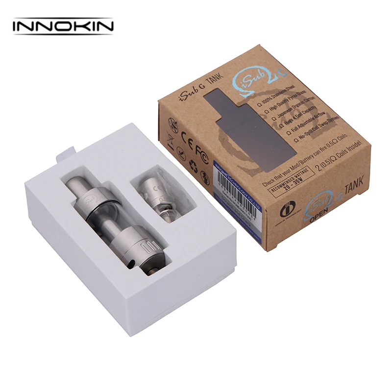 Оригинал Innokin iSub G танк электронные сигареты 4 5 мл Sub ом распылитель с innokin замена