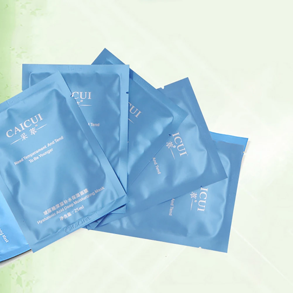 Глубоко увлажняющий с гиалуроновой кислотой шелк маска для лица Уход за