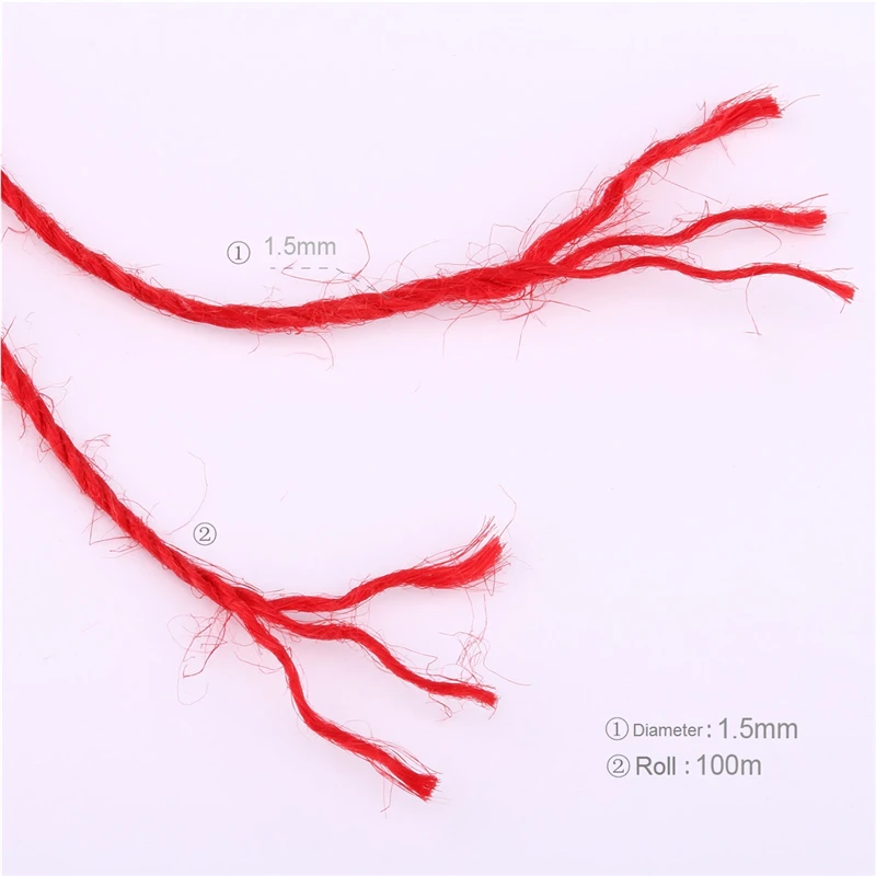 6 rolls 50 meters/roll natural jute twine cord DIY decorative handmade accessory hemp rope for crafting packing home decorate |