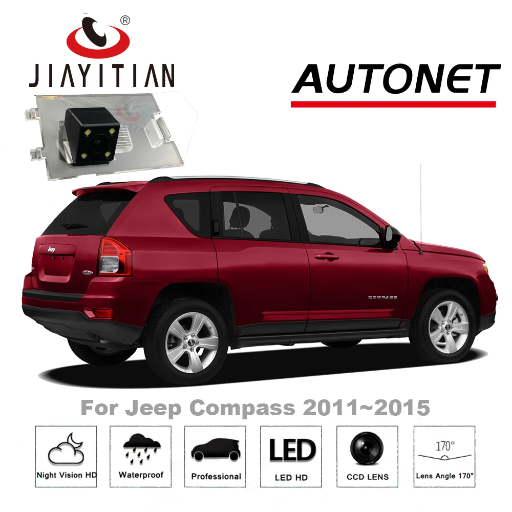 JIAYITIAN камера заднего вида для JEEP Compass patriot 4X4 2011 ~ 2015 CCD с светодиодами|night vision backup