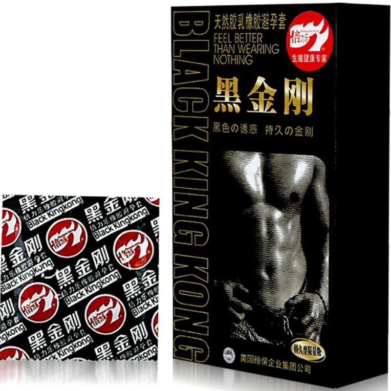 Удовольствие черное издание 20 шт латексные презервативы прочные анти