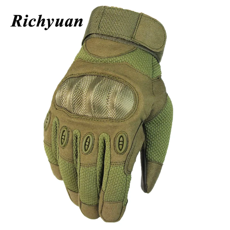 

Touch Screen Motorcycle Skidproof Hard Knuckle Full Finger Gloves Protective Gear Cycling Sport Racing Riding Motocross ATV