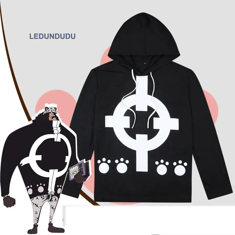 

ONE PIECE Cosplay Jackets Ace Cardigan Coat Men Costumes Bartholemew Kuma Pullover Hoodies Anime Hoody