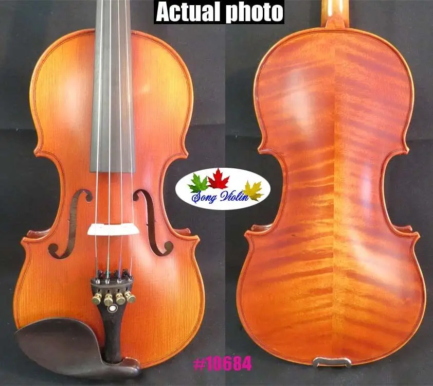 

Hand-made solid wood Strad style SONG colours violin 2/4, resonant sound #10684