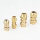 Наружный диаметр факельной трубки 68101214 мм, латунный соединитель, фитинг, воздушный инструмент, фитинг с гайками