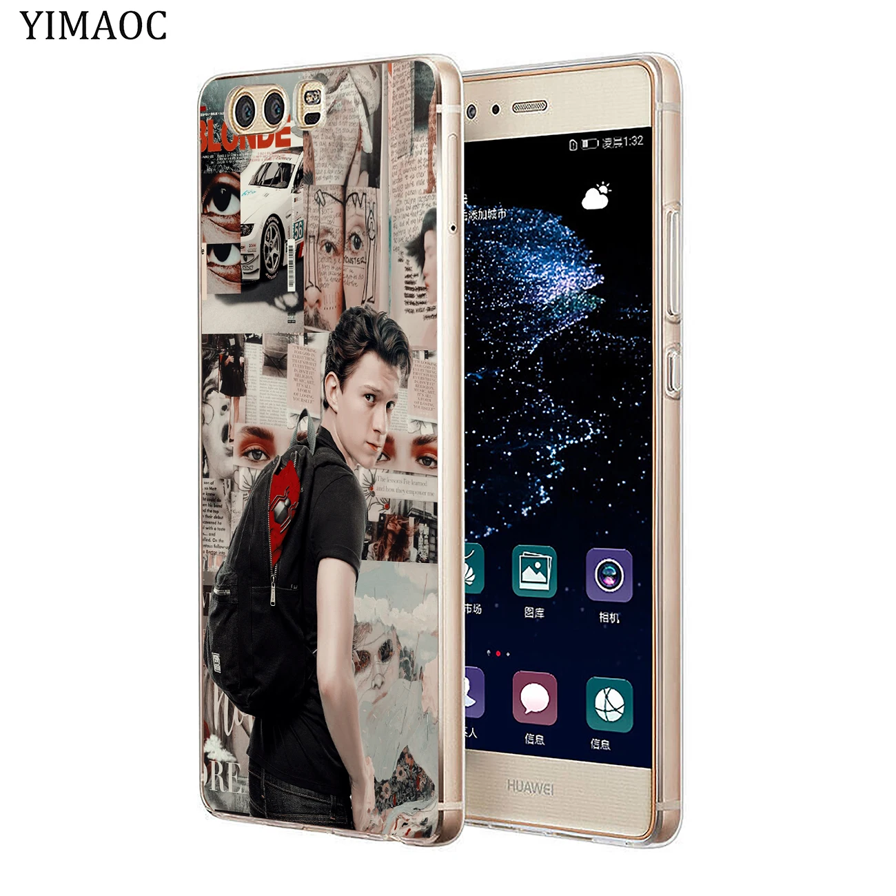 YIMAOC том Холланд Мягкий ТПУ силиконовый чехол для телефона Huawei P30 P20 Pro P10 P9 P8 Lite 2016