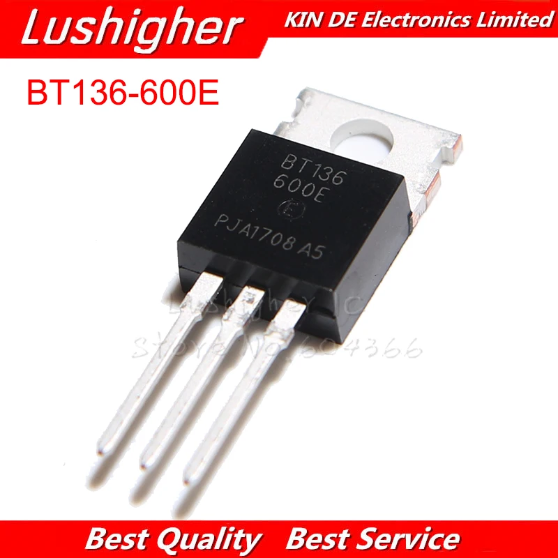 10 шт. BT136 TO-220 Φ TO220 BT136-600 Triac 600V 4A новый оригинальный IC