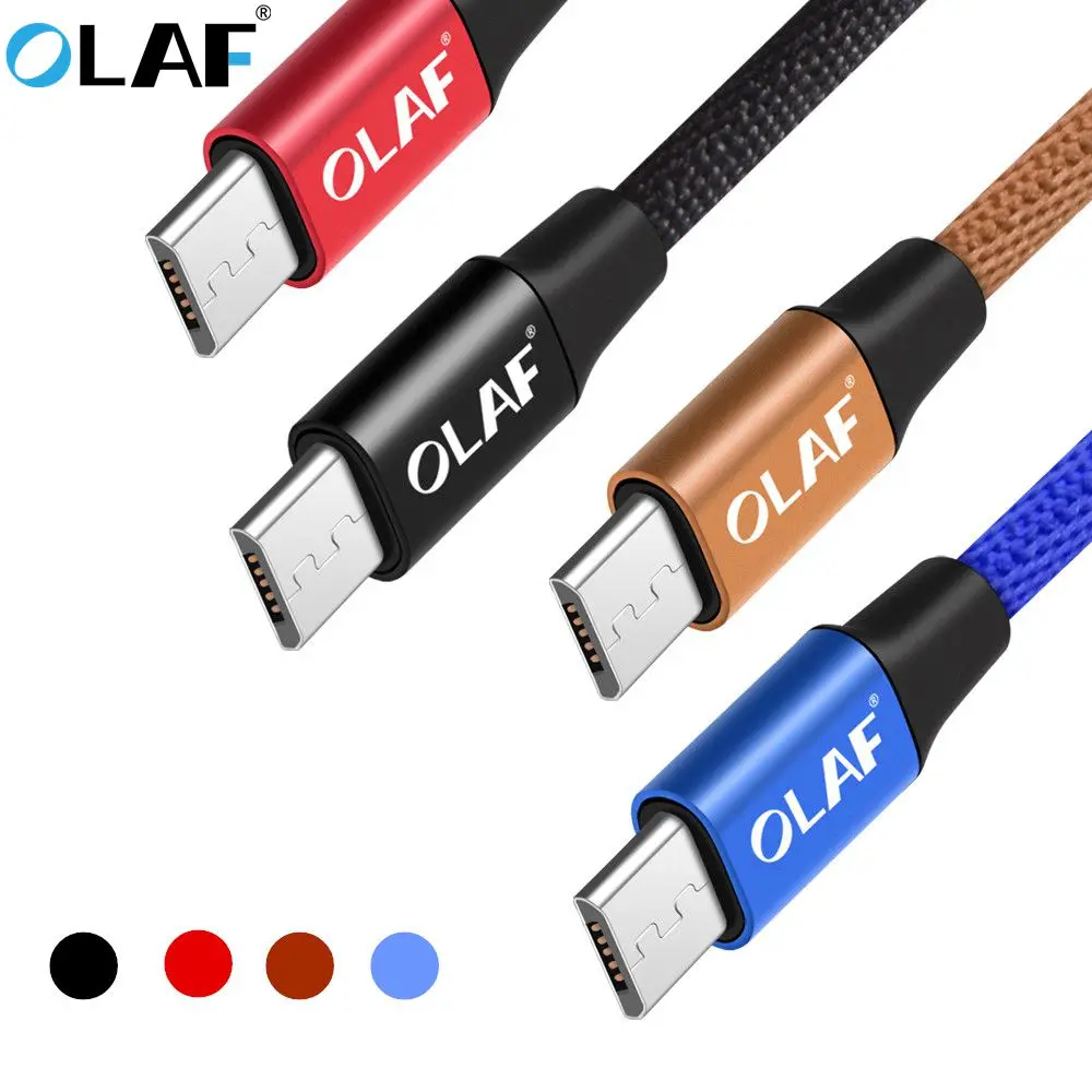 Olaf USB кабель для iPhone X XS 8 Быстрая зарядка Micro Samsung Xiaomi huawei зарядное устройство