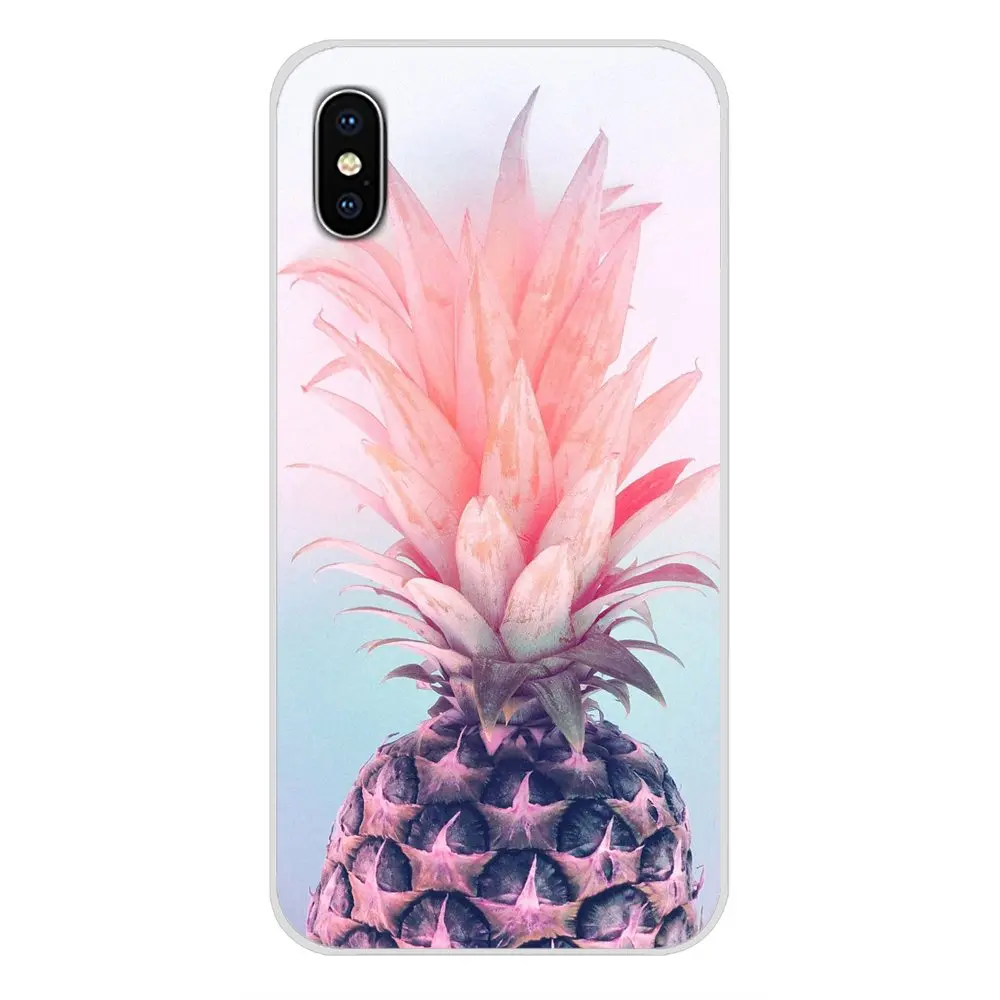 Прозрачный чехол из ТПУ для ананас листья банан Huawei Nova 2 3 2i 3i Y6 Y7 Y9 Prime Pro GR3 GR5 2017 2018