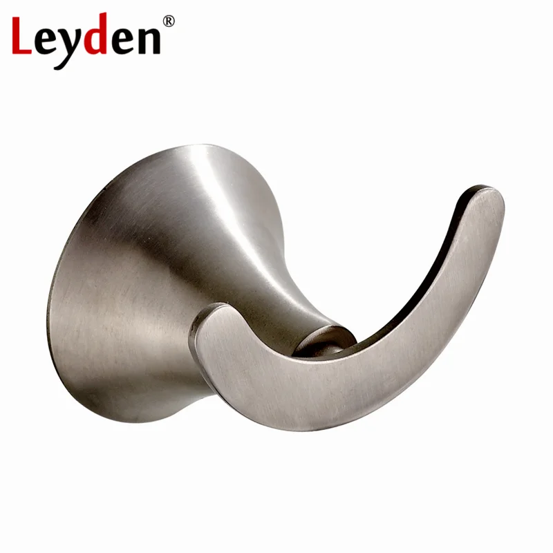 

Leyden Stainless Steel Towel Hook Brushed Nickel Wall Mount Robe Hook Bathroom Hanging Hook Coat Hooks Rack Bathroom Accessories