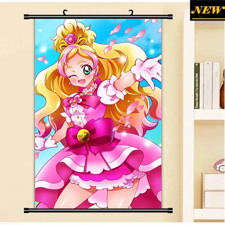 40x60 см Go! Принцесса Precure Харука Харуно вылечить Флора аниме мультфильм прокрутки