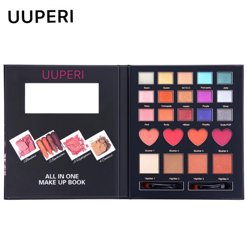 Бренд матовый блеск блестящий палитра теней ню макияж пигмент Smoky Eye Shadow порошок