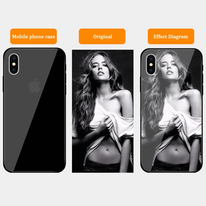 Персонализированные чехлы для телефонов на заказ для iPhone 6 6S 7 8 Plus Xs Max Xr X стекло задняя крышка TPU DIY шаблон пользовательские фото Pic крышка