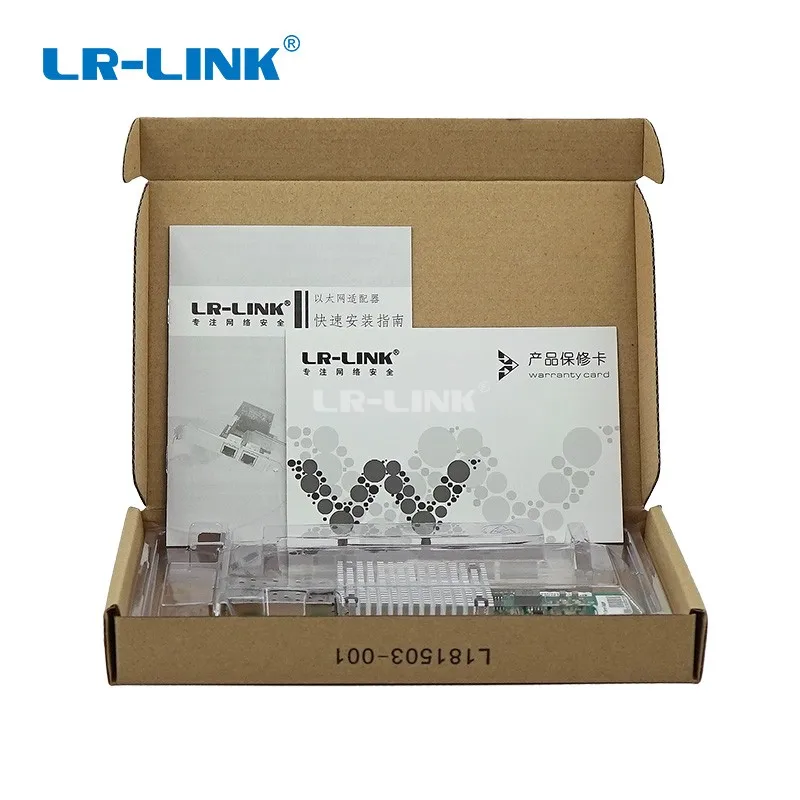 LR-LINK 9802BF-2SFP+ Сетевая карта 10 ГБ PCIe X8 Двухпортовый оптоволоконный серверный