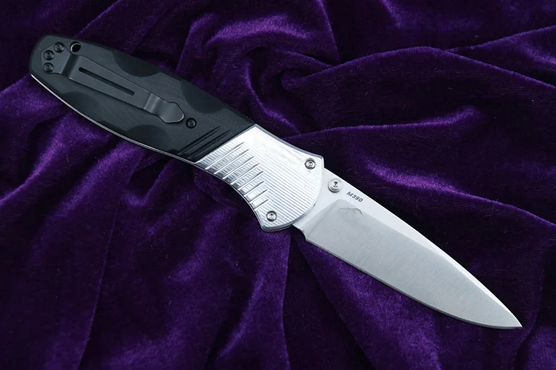 Складной нож LEMIFSHE 581 D2 G10 из стали и алюминия Карманный Походный для выживания