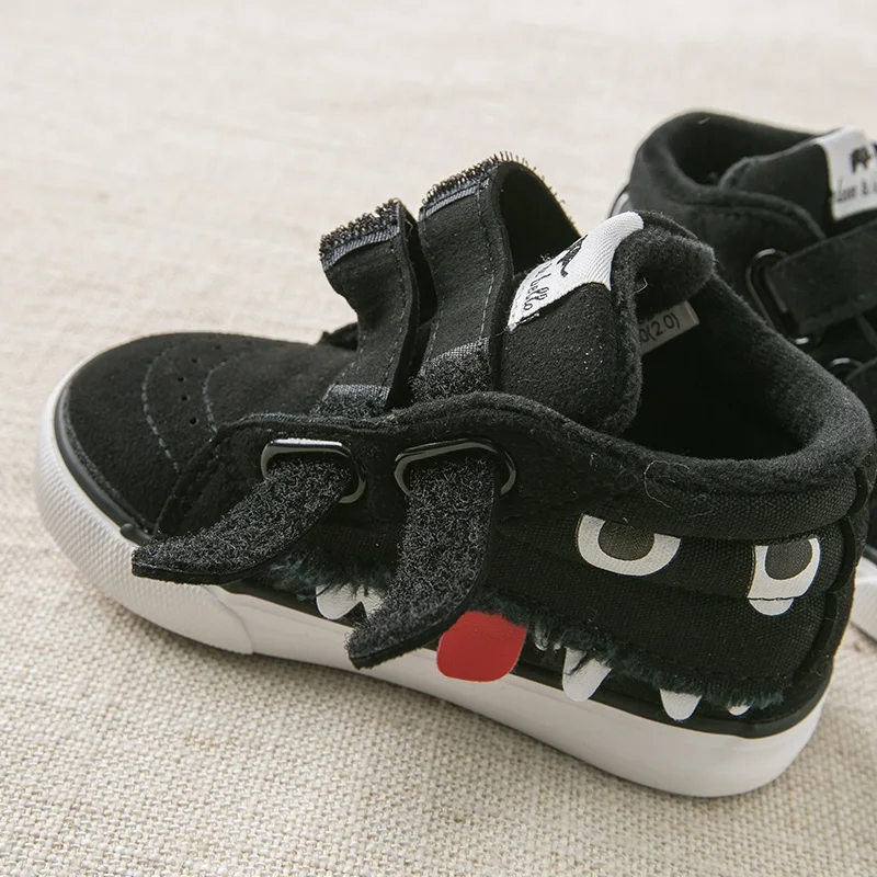 DB11908 Dave Bella spring autumn unisex baby canvas shoes new born girl boy casual black | Мать и ребенок
