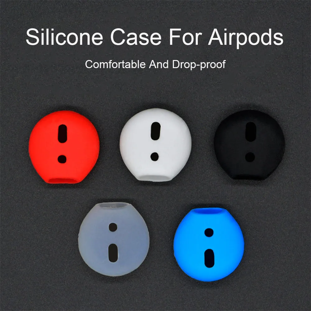 Силиконовые чехлы для наушников iphone5 5s 6 6plus 6s 6splus 7 наушники вкладыши Airpod Наушники