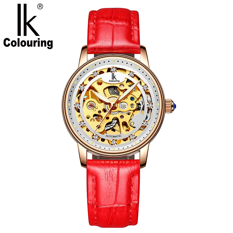 Женские Механические наручные часы Стразы с гравировкой облаков|watch f|watch fashionwatch