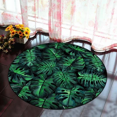 3D Lotus круглый ковер для гостиной, нескользящий коврик для ванной, alfombra tapis, коврик для гостиной, спальни, стула, классический Коврик