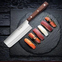 high quality stainless steel sushi salmon sashimi knife cutting raw fish meat slicing knife killing fish tool filleting knives