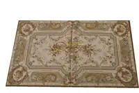 Beautiful Amazing Hand Crafted Gorgeous Floral Needlepoint Carpets For Living Room Pattern Hand Knitted Carpets
