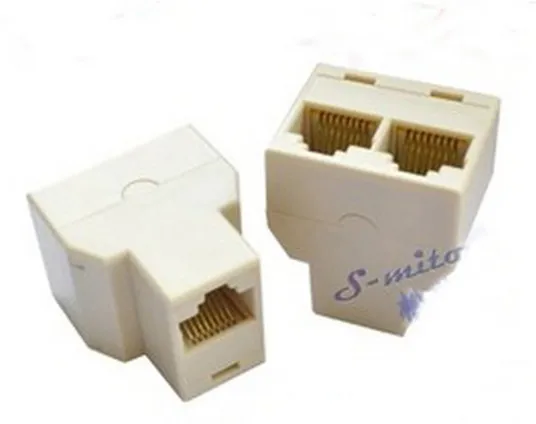 Новый сетевой разветвитель RJ45 LAN соединитель расширителя|lan splitter|rj45 splitter connectorrj45