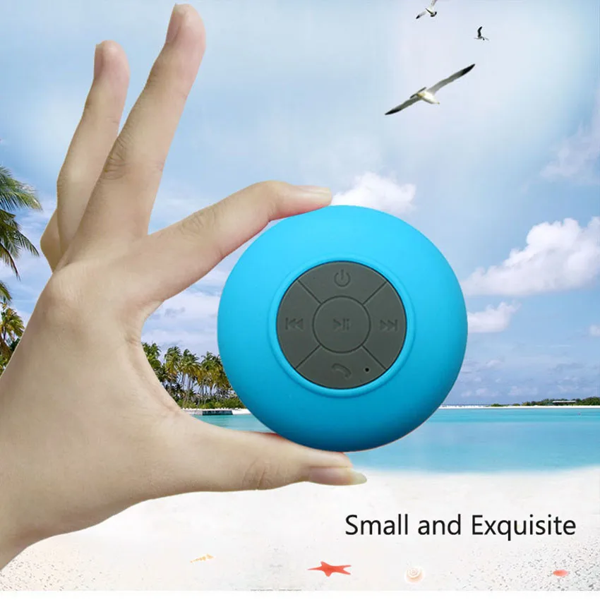 Aimitek Водонепроницаемая мини Bluetooth колонка беспроводная ванная комната Душ