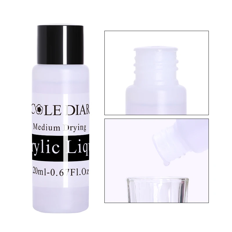Acrylic Liquid NICOLE дневник акриловый порошок поли гель для ногтей лак для ногтей Дизайн ногтей Украшение совет строитель Кристалл маникюрный набор салонный гвоздь - Цвет: Acrylic Liquid