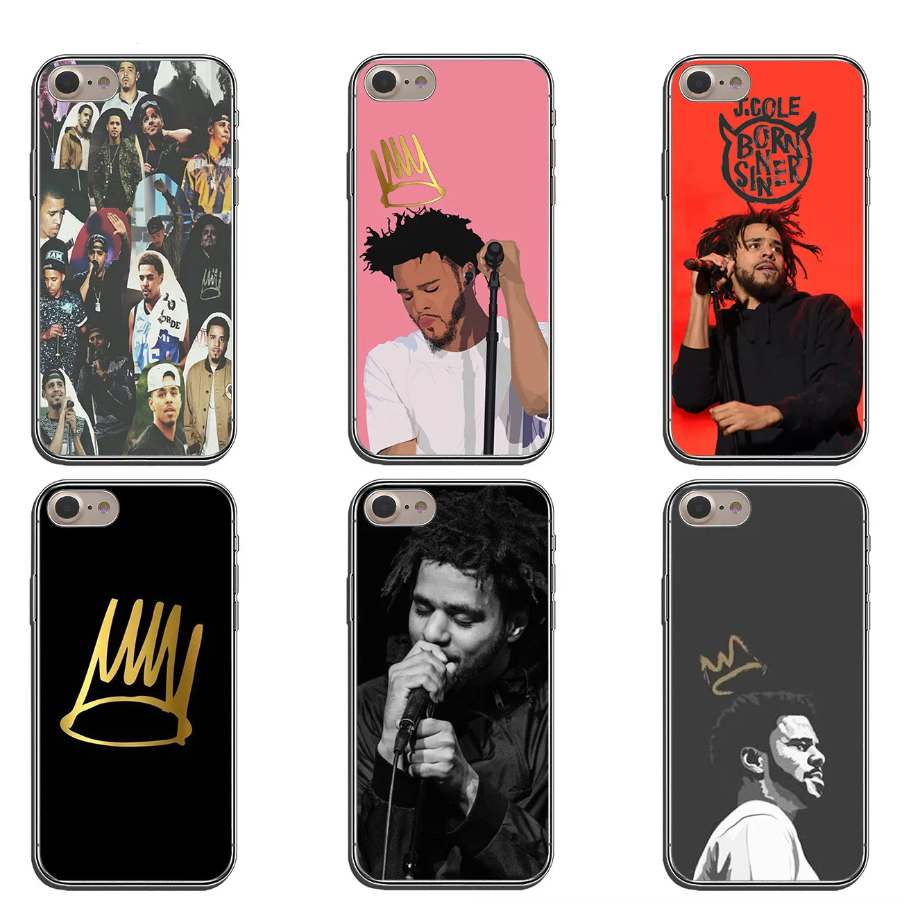 Rap J Cole Born SINNER Мягкий силиконовый чехол для Apple iPhone XS Max XR X 6 6S 7 8 Plus 5 5S SE 10 TPU чехлы