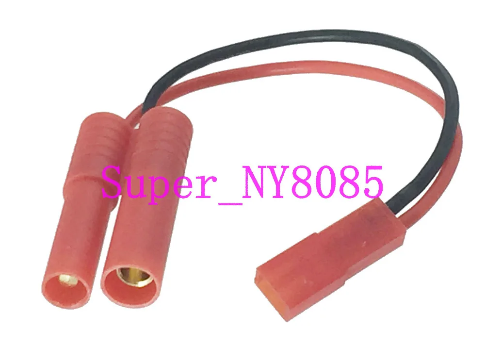 1pce HXT 4 мм Штекерный разъем адаптера JST с 10 см (4 дюйма) провод 20awg|jst 4|hxt 4mm connectorhxt