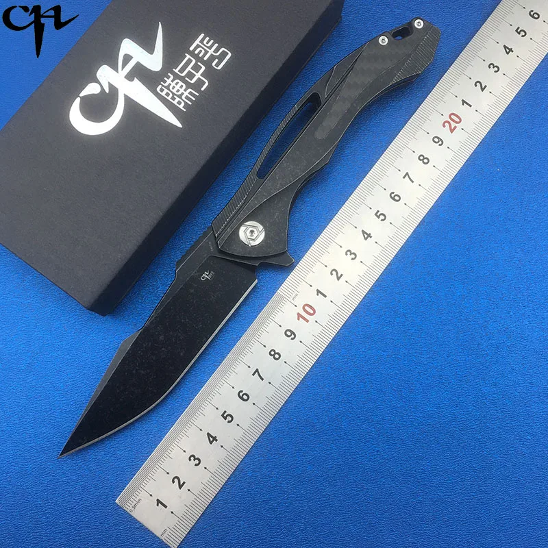 CH3519 Флиппер складной нож s35vn лезвие TC4 титановая карбоновая ручка для кемпинга охотничьи карманные Фруктовые Ножи EDC инструмент