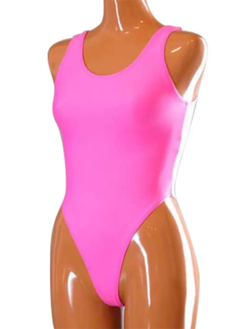 Бесплатная доставка соблазнительный Цельный купальник для взрослых из лайкры и