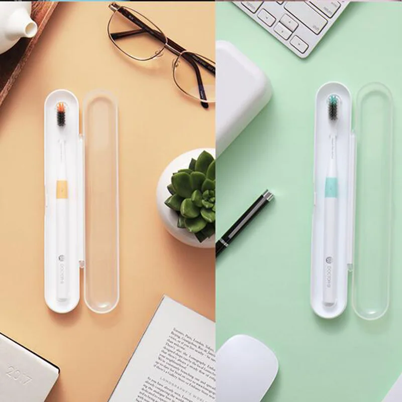Зубная щетка Xiaomi Doctor B с чехлом для путешествий со встроенной проволокой и басом