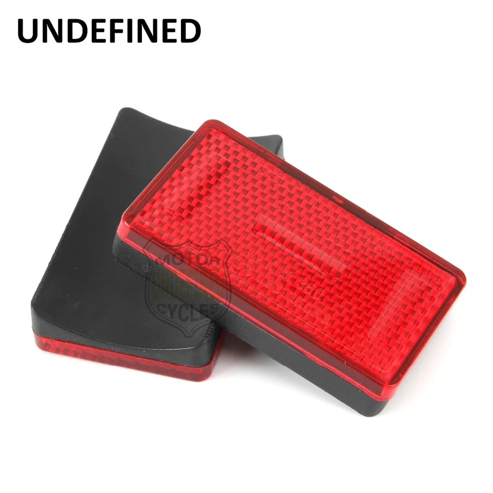 

Motocross Red Rectangle Front Fork Reflector Motorcycle For BMW R1200GS F650CS F700 F800 S1000XR HP2 Bobber Chopper UNDEFINED