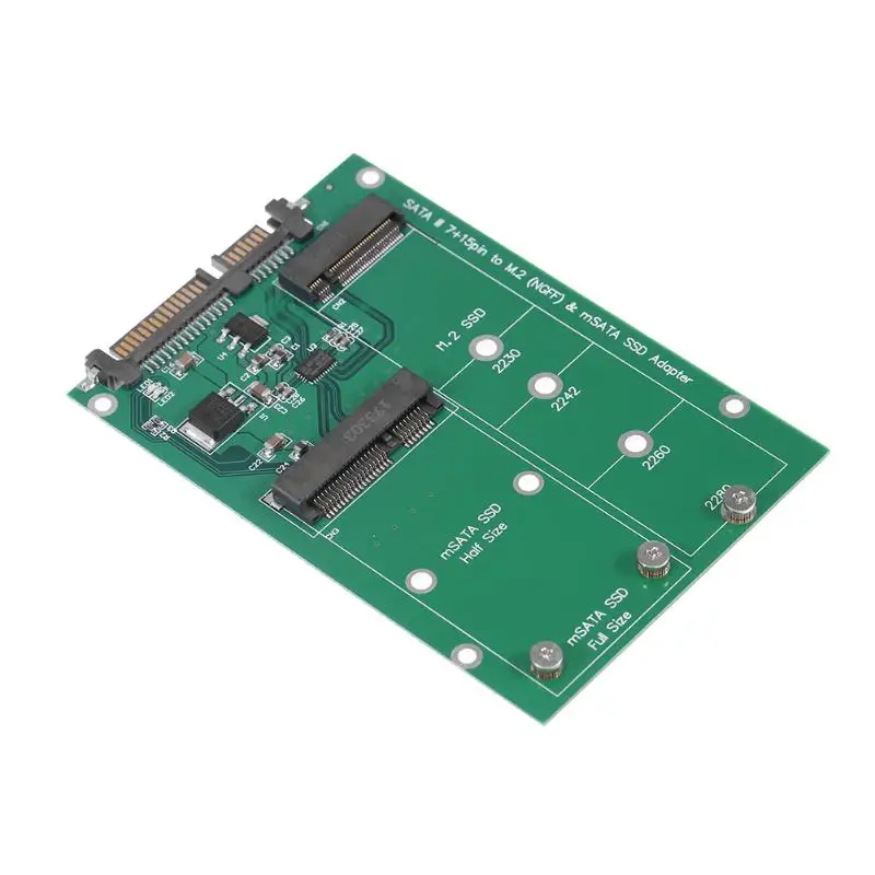 3 in1 mSATA SATA адаптер половина размер B ключ NGFF M.2 ssd sata III конвертер Connector SSD Adapter