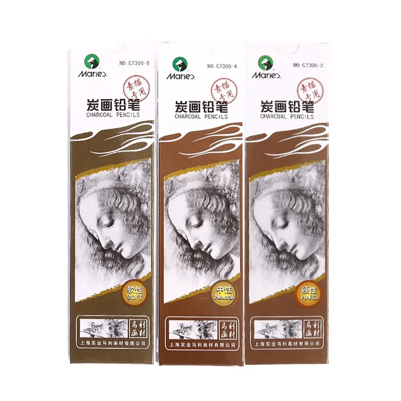 

Portable Outdoor Drawing Tools Art Supplies Sketch Pencils Charcoal Pencil Kit Art Craft for Soft Sketch Set Student Design