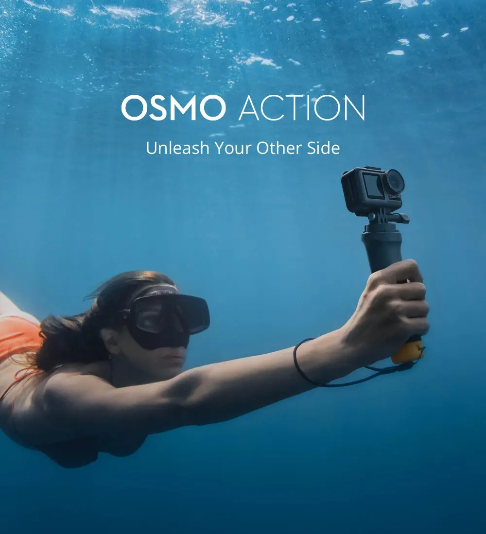 DJI OSMO ACTION с 32 ГБ TF Карта Бесплатный подарок