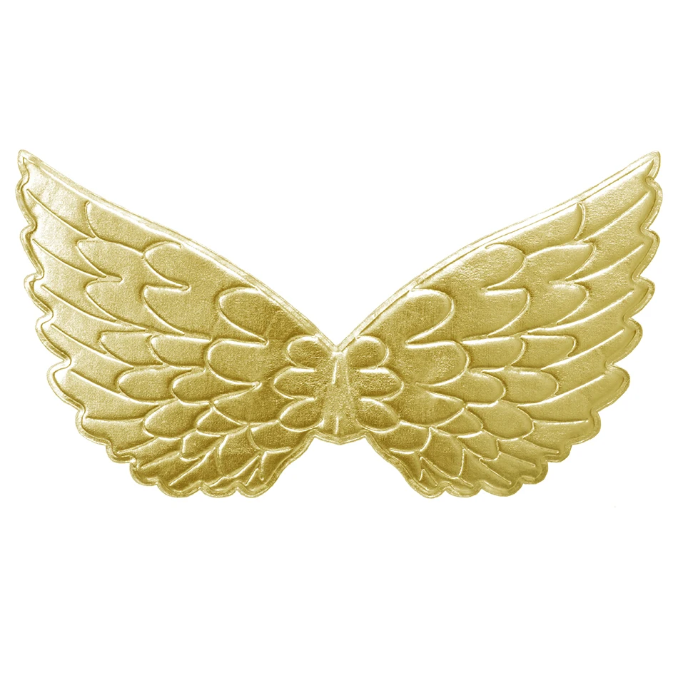 Gold wing Нарядный костюм единорога для девочек; бальное платье на Хэллоуин; карнавальный костюм принцессы для детей на день рождения; Карнавальные парики с единорогом; аксессуары; нарядные платья - Цвет: Gold wing