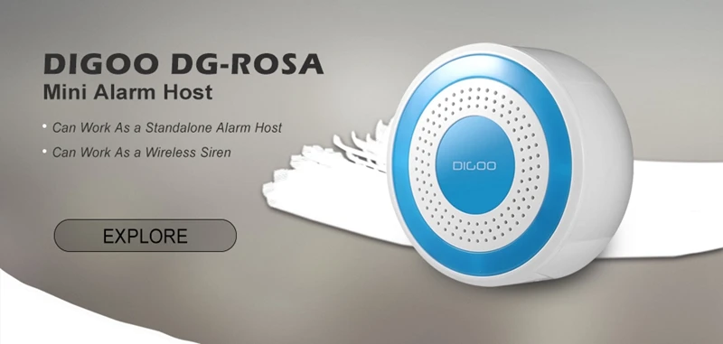 Digoo DG-HOSA, комплекты умного дома, 433 МГц, датчик окна, двери, беспроводной пульт дистанционного управления, PIR детектор, внешний сигнал, сирена, набор