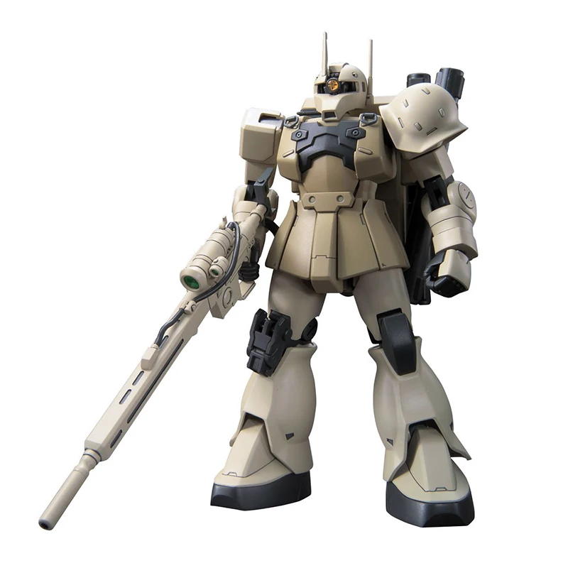 Bandai Gundam 1/144 HGUC MS-05L ZAKU I Тип снайпера(YONEM KIRKS CUSTOM) мобильный Костюм Фигурки собрать модель наборы игрушек