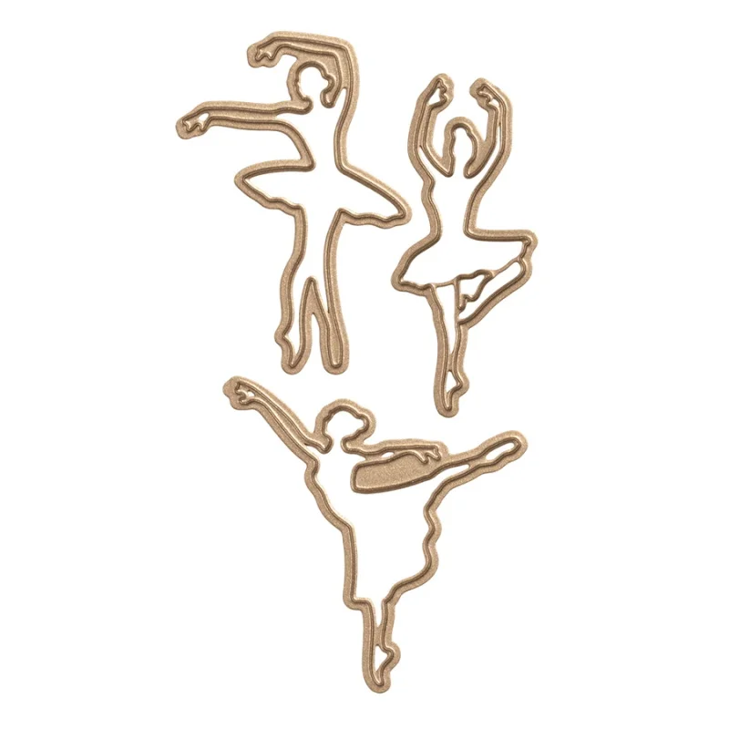 Балетная девушка Just Dance Metal Cutting Dies новинка 2019 трафареты для скрапбукинга DIY бумага