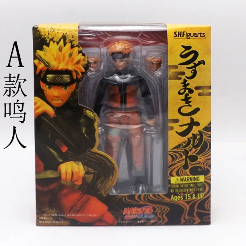 15cm Naruto movable Uchiha Sasuke Uzumaki PVC Action Figures toys Anime figure Toys For Kids children Christmas gifts | Игрушки и хобби
