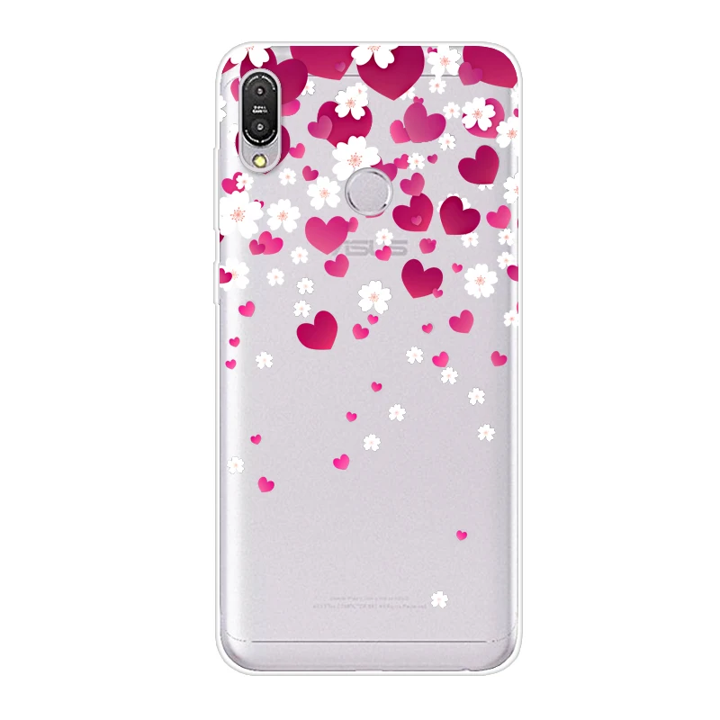 Case For Asus Zenfone Max Pro M2 ZB631KL Transparent Printing Drawing Silicone Phone Cover ZB633KL |