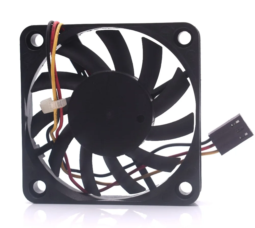 R126010BM DC 12V 0.14A 3 проводной контактный 60x60x10 мм квадратный вентилятор сервера|Кулеры