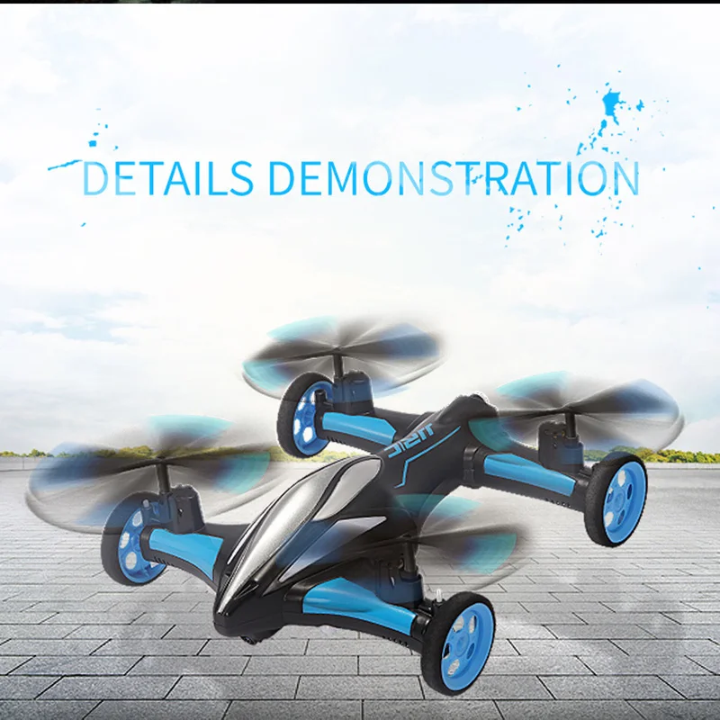 JJRC H23 Радиоуправляемый Дрон четырехосевой самолет автомобиль Двойной режим Радиоуправляемый вертолет воздушный Квадрокоптер один ключ возврат дистанционного управления Дрон игрушки подарок