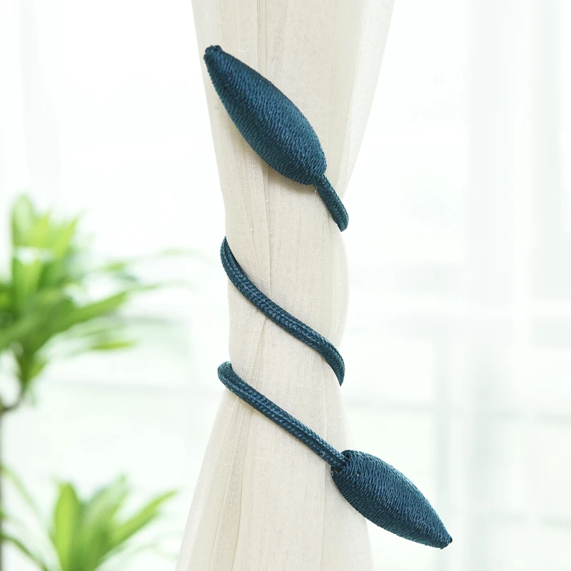 

2pc Curtain Strap Simple Modern Free Deformation Curtain Rope Lace Creative Clip Living Room Bedroom Curtain Buckle CP103-40