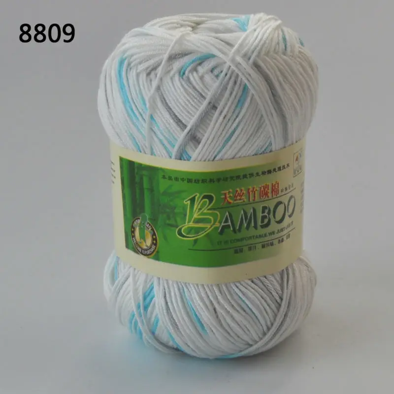 50 г/шарики натуральная мягкая бамбуковая и хлопковая пряжа для вязания